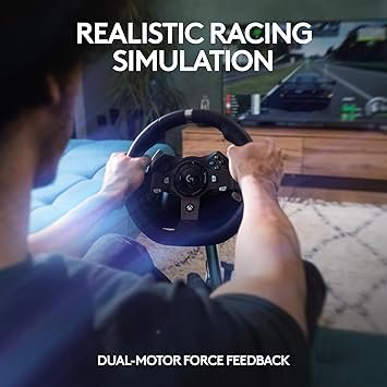 Experience Real Force Feedback with Logitech G920 Racing Wheel: A Game-Changer